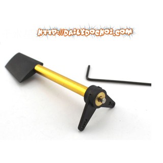 [hanoitoy] Bánh lái cao 86mm kèm vít chuyển động dùng để chế tàu thuyền 