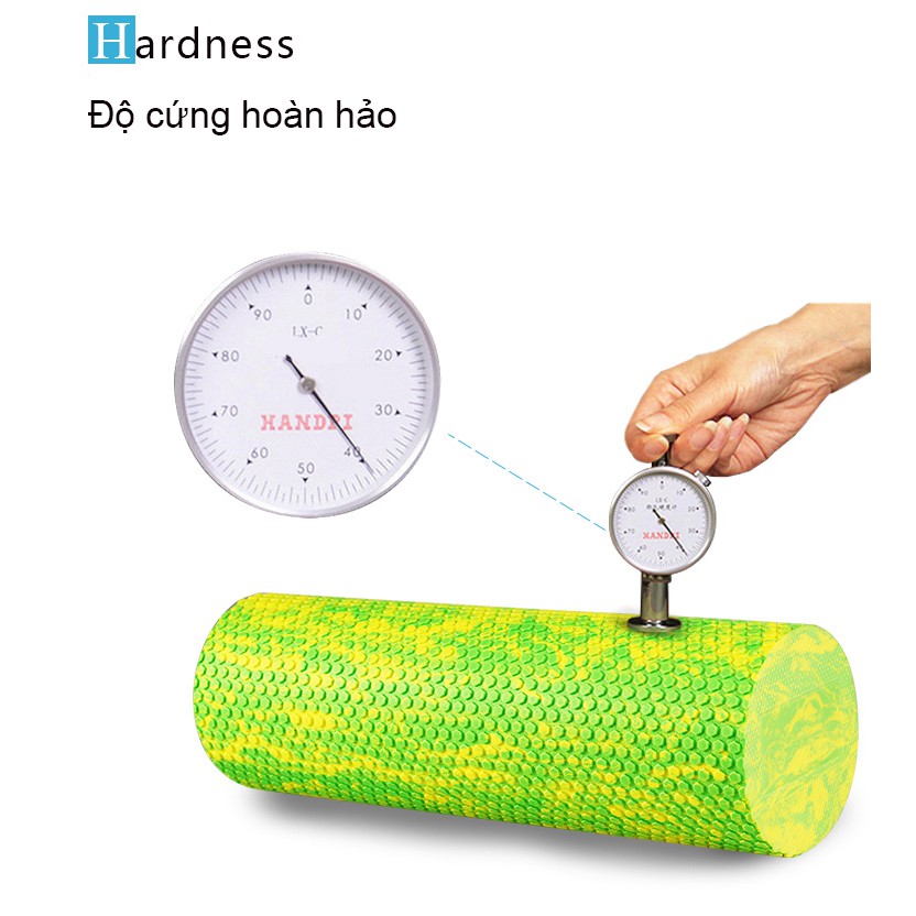 Con Lăn Foam Roller Massage Mát Xa Trị Liệu Cột Sống Giãn Cơ Dãn Cơ 45 60 CM FITFOUND