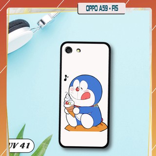 Ốp lưng nhám viền dẻo OPPO A59/ F1s in hình