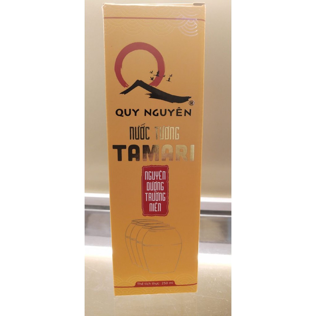 Nước Tương Tamari Quy Nguyên 250ml Thầy Tuệ Hải sx