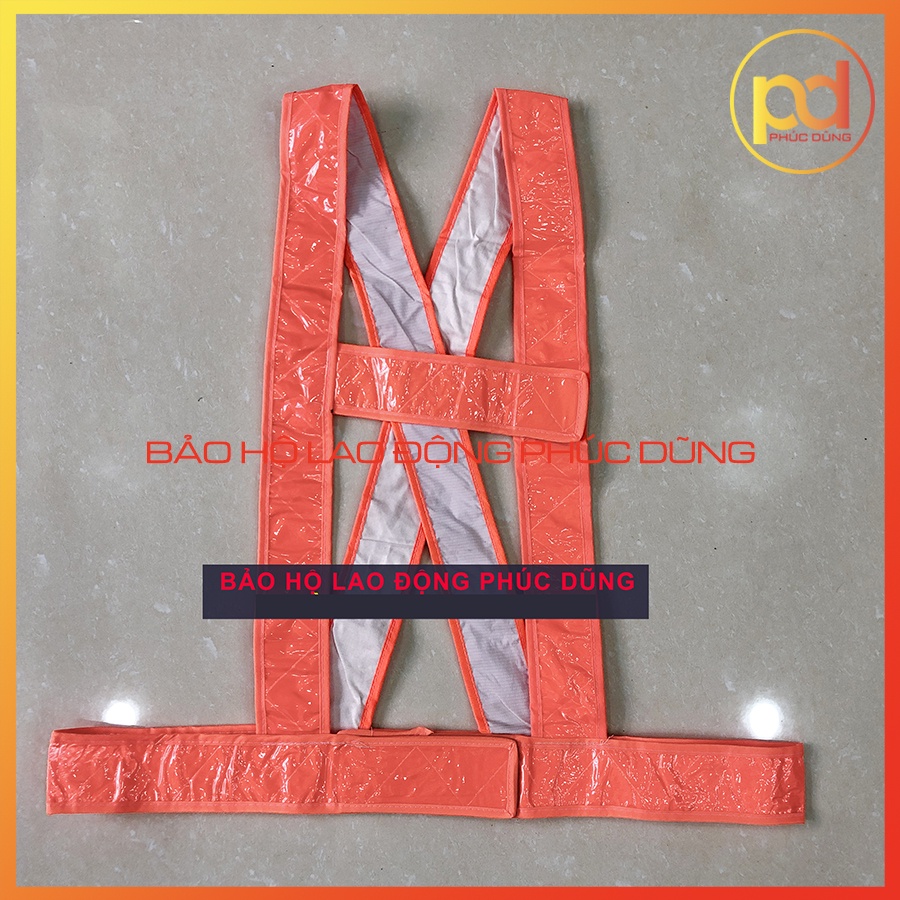 Áo phản quang giá rẻ, dây phản quang khoác ngoài đi phượt miếng dán tiện lợi ôm sát người phát sáng tốt môi trường tối