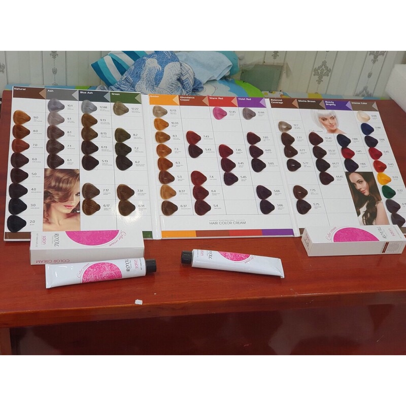 MÀU NHUỘM XÁM KHÓI SÁNG ROYAL