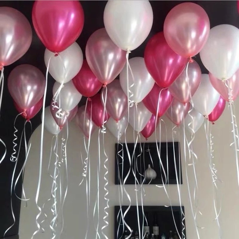 1 Cuộn Dây Ruy Băng Lá Nhôm 5mm 10m Trang Trí Bong Bóng