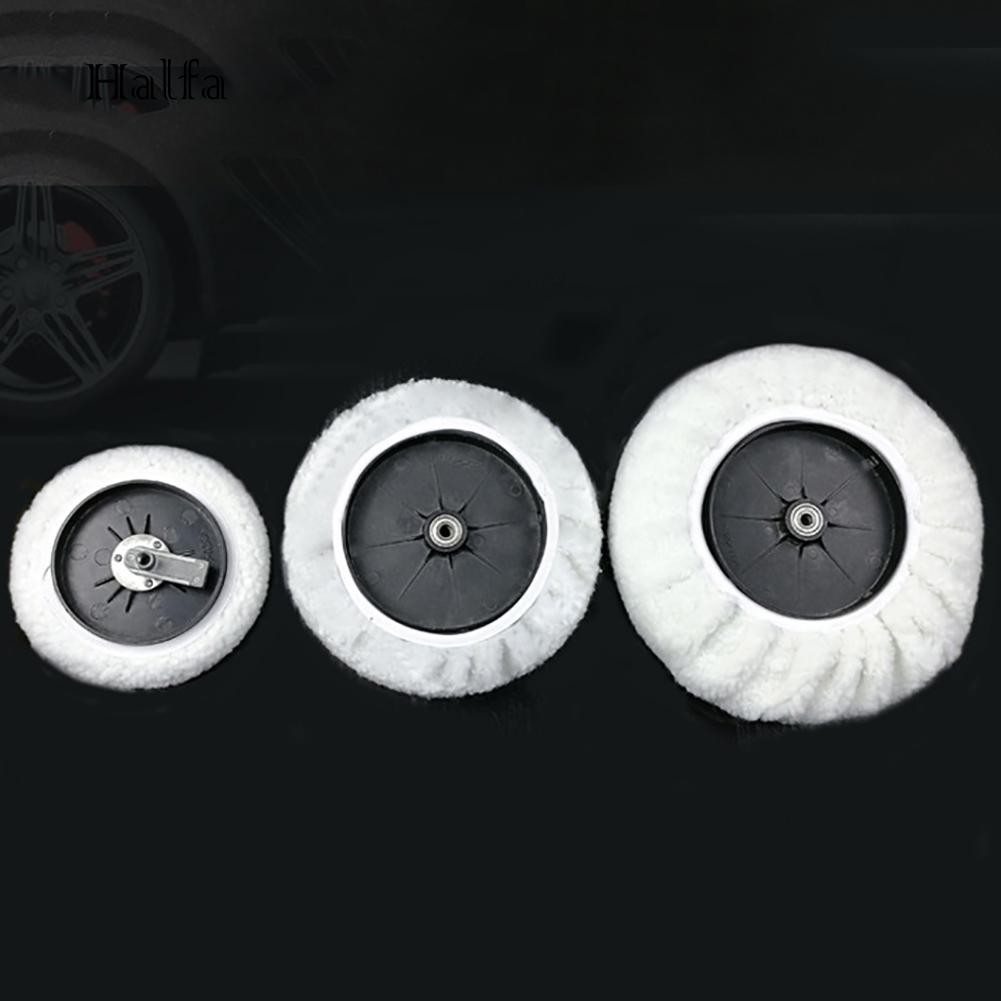 Hl Bộ Dụng Cụ In Hình Độc Đáo Tiện Dụng☆2 Miếng Đệm Đánh Bóng Xe Hơi Sợi Siêu Nhỏ