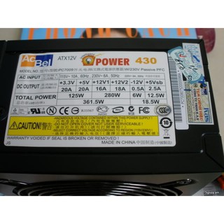 Bộ Nguồn máy tính Acbel e2 430w Công suất thật