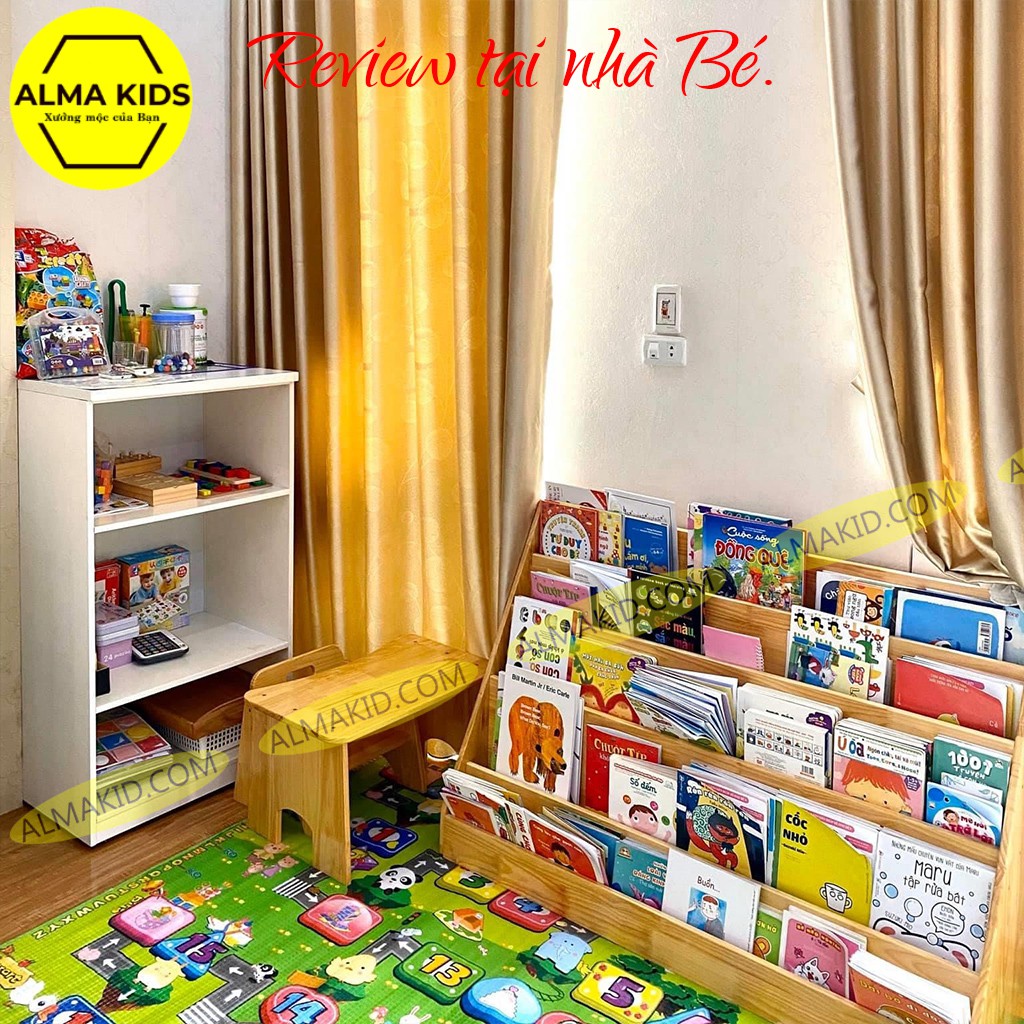 Kệ Sách Cho Bé Vững Chãi Phát Triển Alma Kids AMK2112 – Giá Sách Cho Bé -  Tủ Sách Cho Bé.