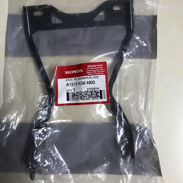 Pát sắt gắn bảng tên trước Sonic zin Honda Indonesia nhập khẩu - 61313-K56-N00