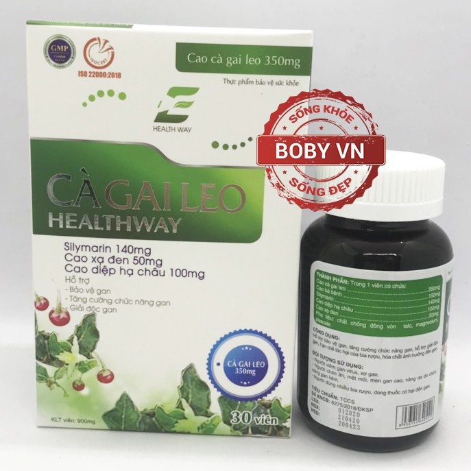 Cao cà gai leo Healthway 350mg bảo vệ gan, tăng cường chức năng gan, giải độc gan