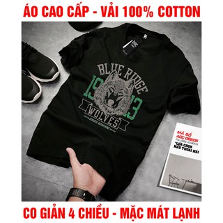 Áo thun nam cổ tròn in cao cấp