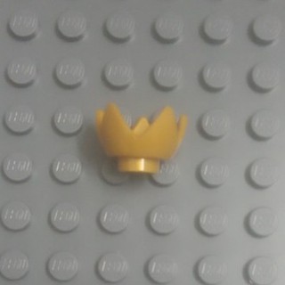 [1 part] Đồ Chơi Lắp Ráp Minifigure, Headgear Crown Eggshell with 5 Points and Center Stud