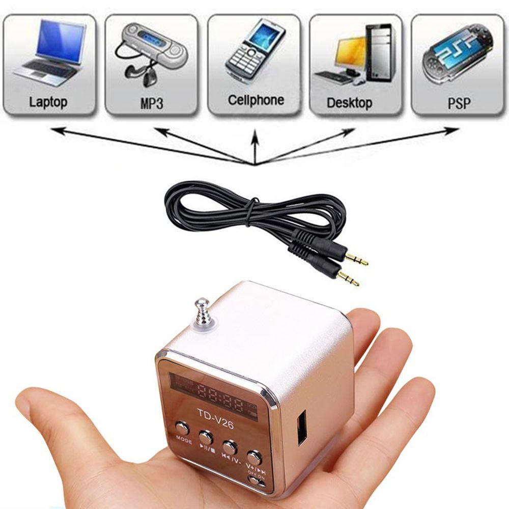 Loa Nghe Nhạc MP3 Kết Nối Bluetooth Siêu Trầm Có Đài FM Mini SHOUKEY