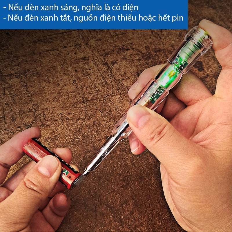 Bút thử điện đa năng cao cấp Nhật Bản Fukuoka FO-9165A, đo thông mạch, kiểm tra dây đứt ngầm, xác định dây nóng, nguội