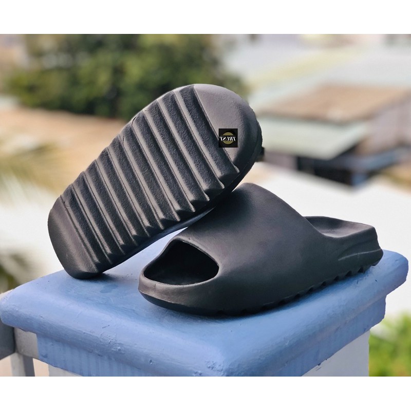 [Freeship + hộp + sẵn kho] Dép quai ngang nam nữ bánh mì đen, chất xin