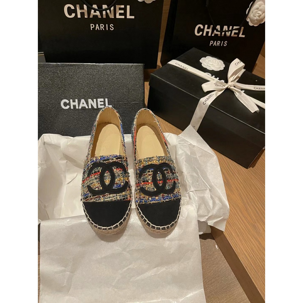 2022 Giày Lười Vải Tuýt Và Grosgrains Cổ Điển Mới