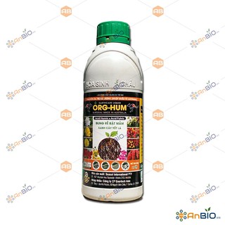Phân bón lá ĐA TRUNG LƯỢNG ORG-HUM - Humate CHAI 1 LÍT - A1.1019