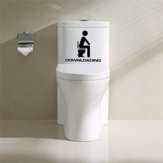 Đề can dán toilet độc đáo