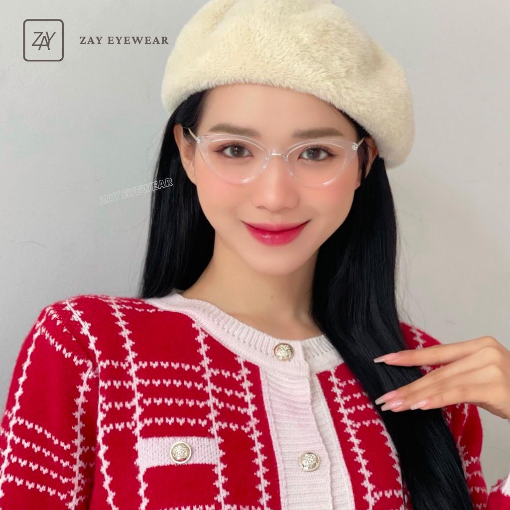 Gọng kính ONTARIDO cận loạn mắt mèo nam nữ phong cách thời trang hàng cao cấp HC5025 full box