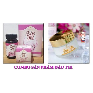 [CHÍNH HÃNG] - Combo Viên uống và kem bôi ĐÀO THI giúp cải thiện vòng 1 hiệu quả