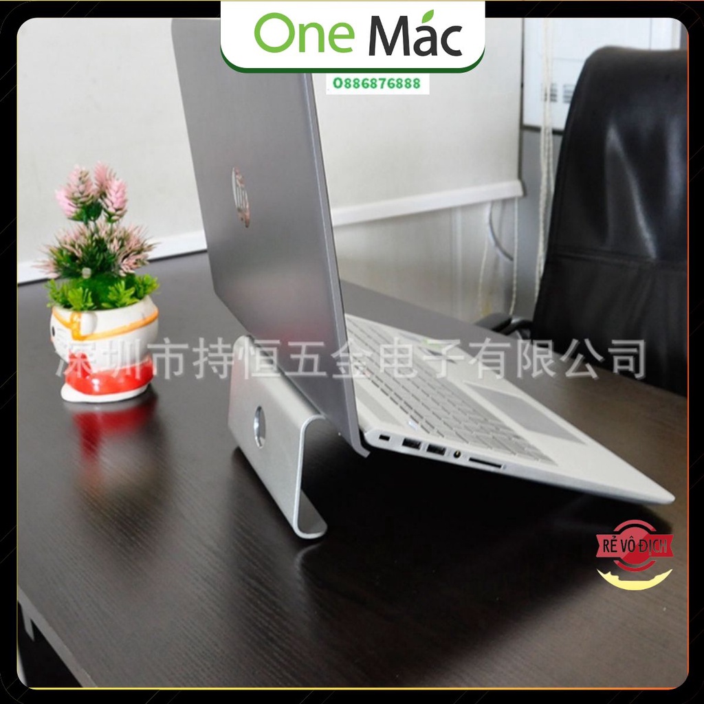 Đế tản nhiệt laptop, macbook bằng tấm hợp kim nhôm nguyên miếng chắc chắn