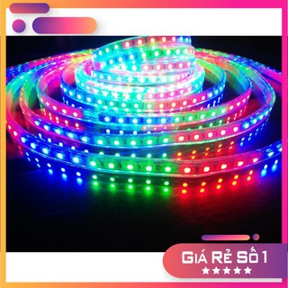 [ XẢ HÀNG ] [ Tặng remote điều khiển ] Cuộn đèn Led dây dán 5m đổi nhiều màu (RGB - 2835)