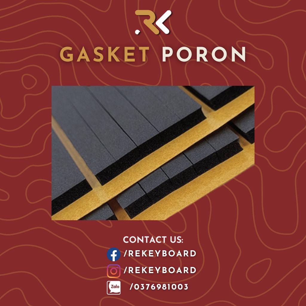 Gasket Poron 2mm- 3mm | Miếng đệm bàn phím cơ | Rekeyboard