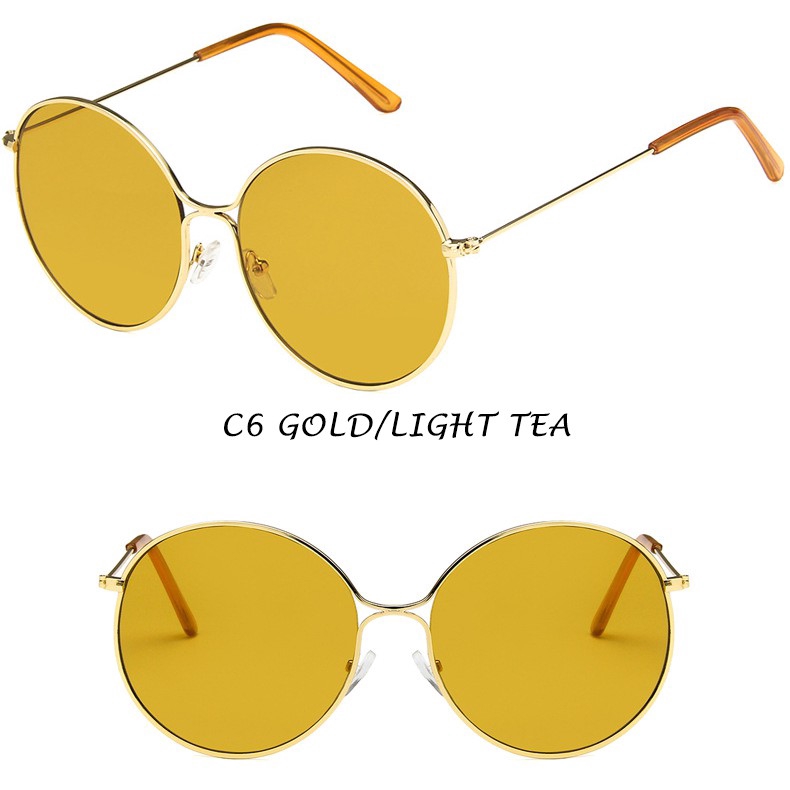 Kính mát gọng kim loại thời trang cho nữ