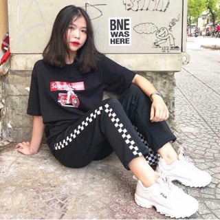 Quần sọc caro