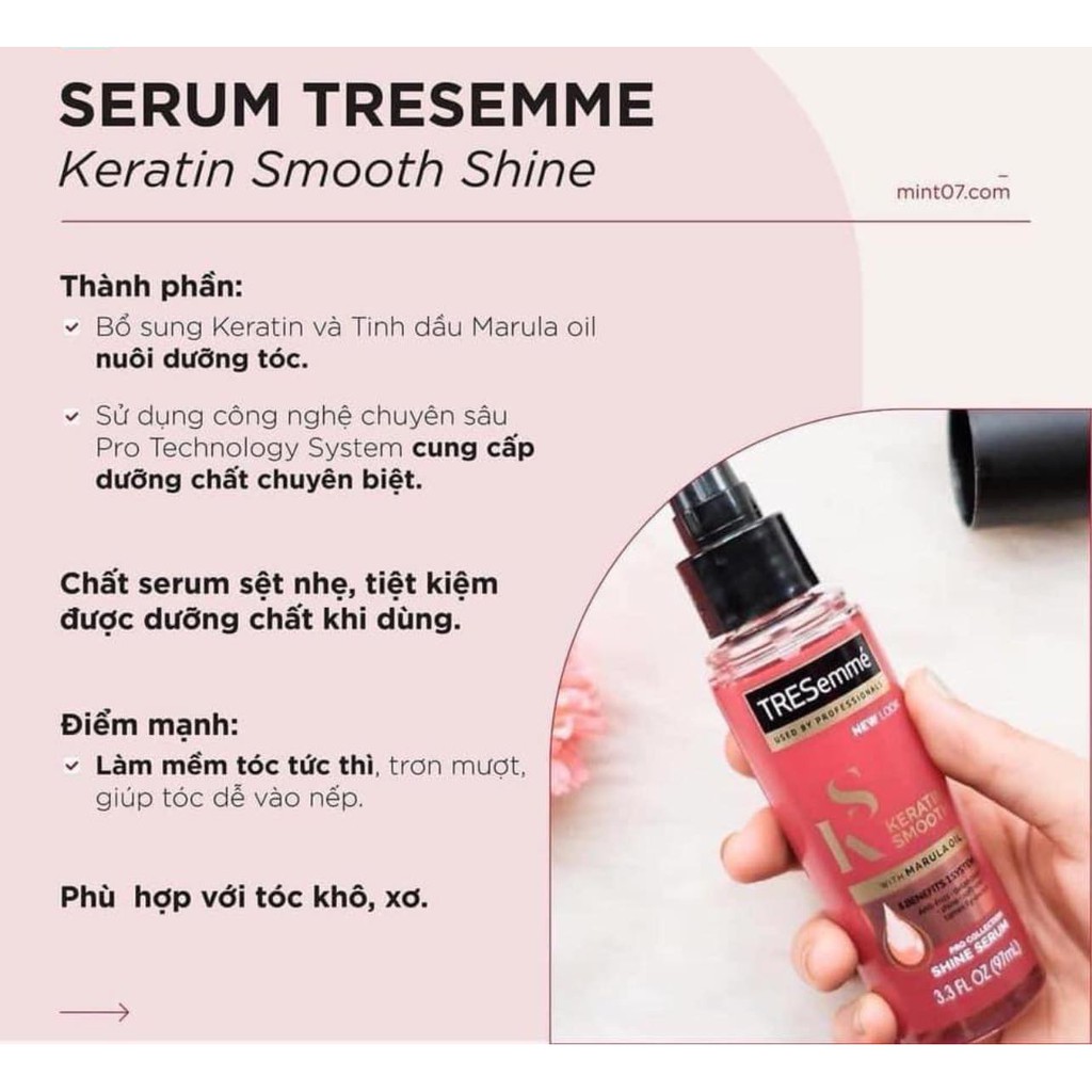 Serum Dưỡng Tóc TRESemme Keratin Smooth 97ML