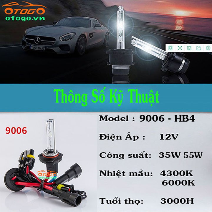Bóng Đèn Xenon Ô Tô Chân HB4 - 9006 Siêu Sáng