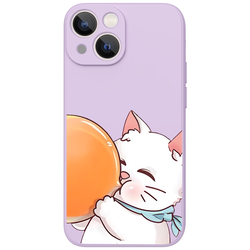 Ốp lưng JURSUE mềm hoạt hình cặp đôi dễ thương đẹp Cho iPhone 14 13 12 11 Pro Max SE 2020 X XR XS 8 7 ip 6S 6 Plus Y2263