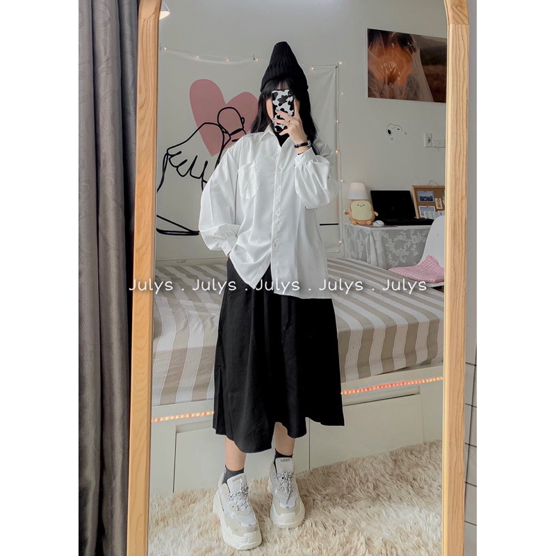 [Mã WASKT304 giảm 15% tối đa 30K đơn 99K] Áo sơ mi trắng tay phồng (ảnh thật tự chụp kèm video) | BigBuy360 - bigbuy360.vn