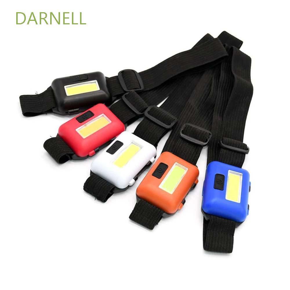 Đèn LED COB mini đeo đầu 3 chế độ chống thấm nước tiện dụng cho xe đạp/ câu cá