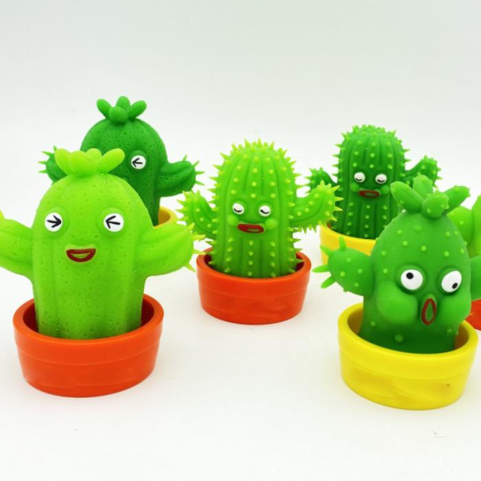 Đồ Chơi Bóp Để Bàn Trang Trí Hình Cây Xương Rồng Dễ Thương Giảm Căng Thẳng
