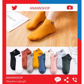 ( Anannshop ) Túi 10 đôi tất gấu browm