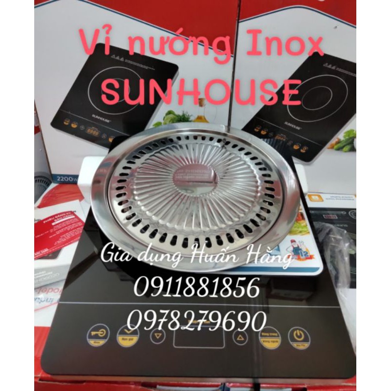 (MẪU MỚI 2 VÒNG NHIỆT) Bếp Hồng Ngoại SUNHOUSE cảm ứng SHD6020 (TẶNG KÈM 1 VỈ NƯỚNG)