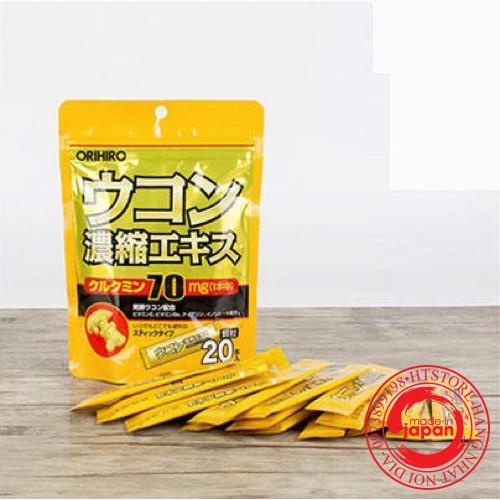 Tinh bột nghệ giải rượu ORIHIRO KOZU Nhật Bản túi 20 gói