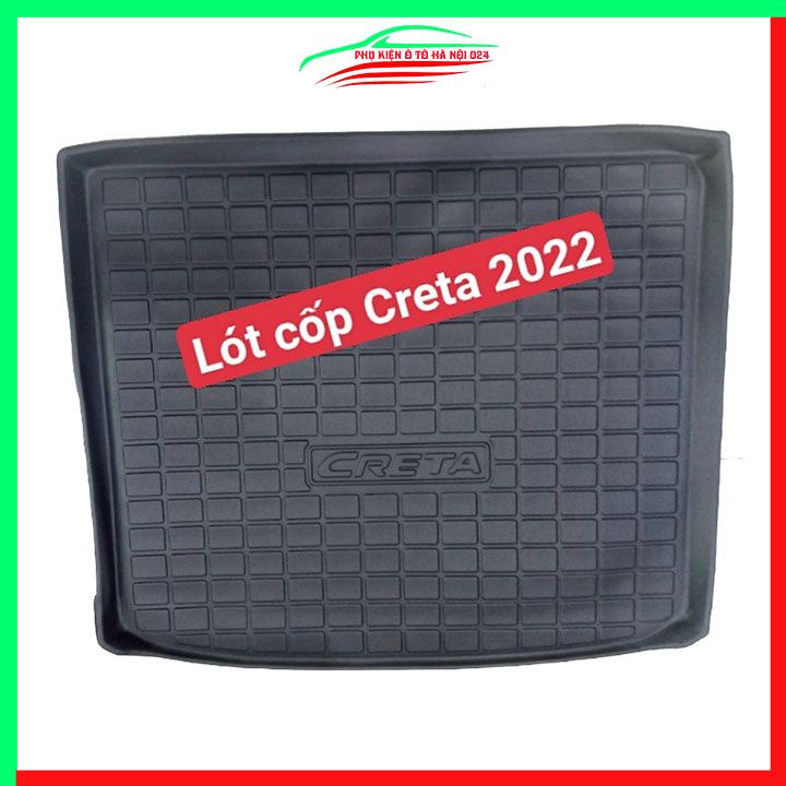 Thảm nhựa lót cốp Creta 2022-2023 nhựa dẻo dày dặn đàn hồi tốt