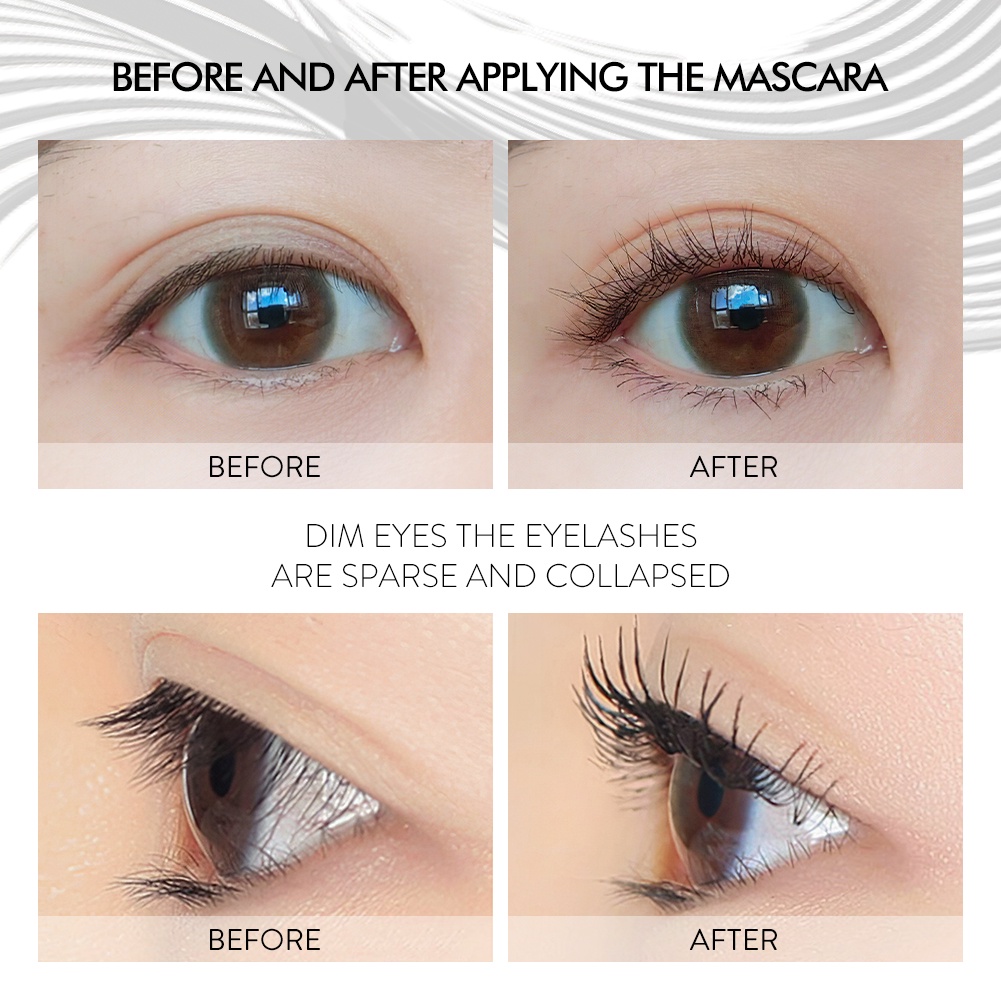 Mascara GECOMO Chống Thấm Nước Chuốt Dày Và Dài Mi