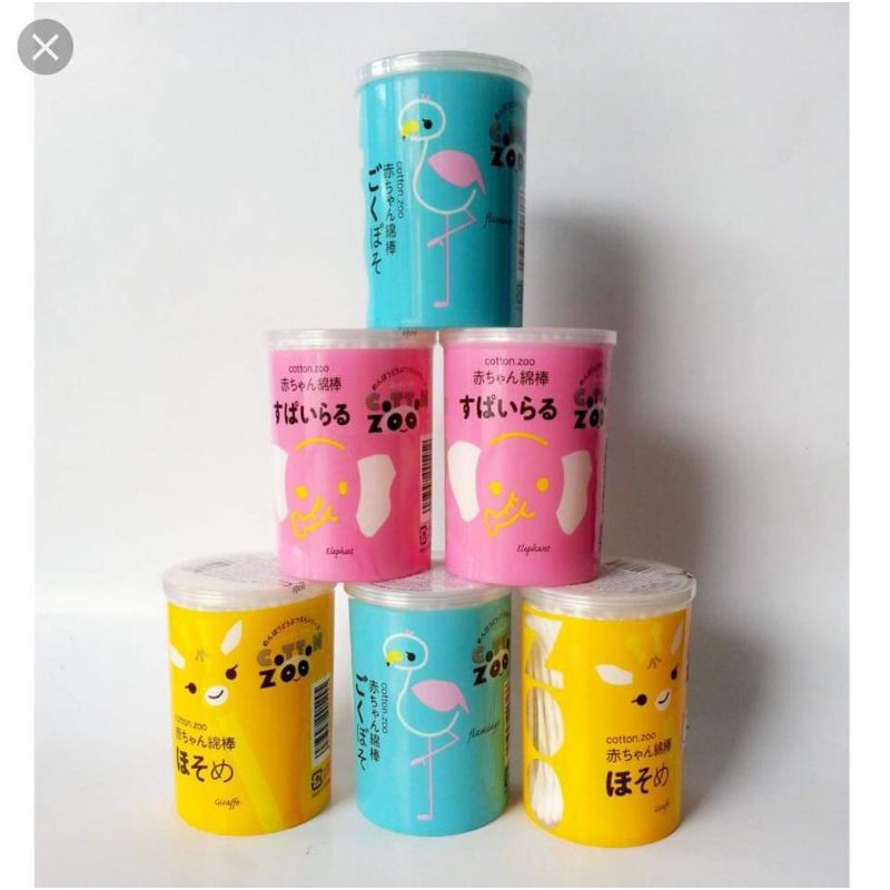 Tăm bông ngoáy tai kháng khuẩn cho bé cotton zoo ngộ nghĩnh