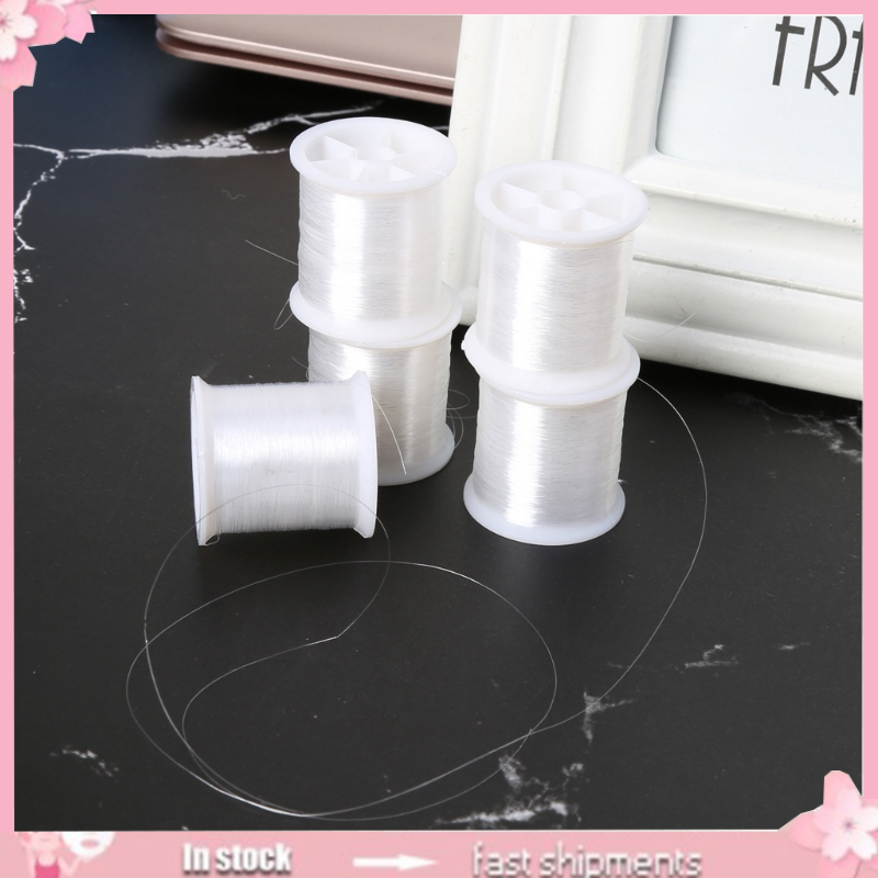 Cuộn Chỉ Nylon Trong Suốt 100m Dùng Làm Đồ Trang Sức Thủ Công