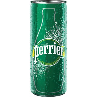 Nước khoáng có ga Pháp hiệu Perrier lon 25cl