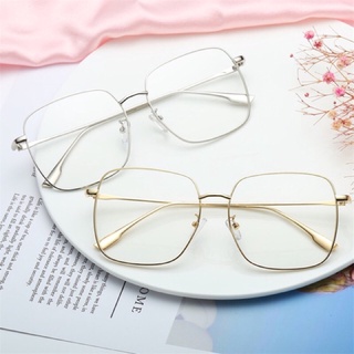 Kính Mắt vuông kim loại Oversize Korea - Hàng cao cấp