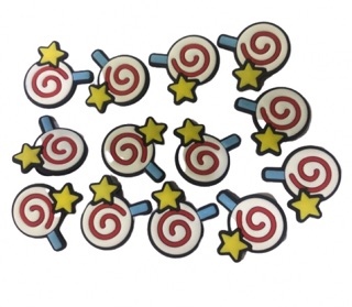 Sticker Jibbitz gắn dép sục 3D