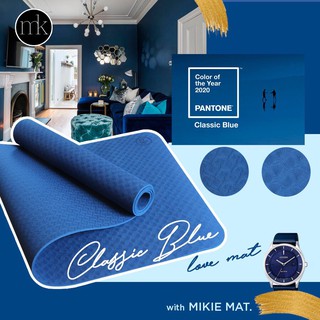 Thảm Yoga Tiêu Chuẩn 1 màu Mikie Mat - Navy