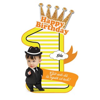 Chibi Sinh Nhật - Cây Số Tuối Chibi Sinh nhật cho bé