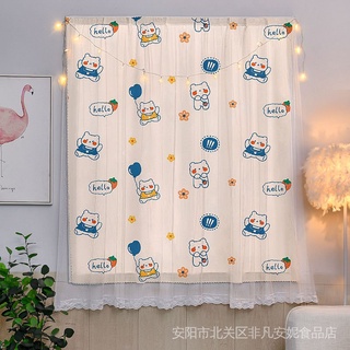 Rèm cửa sổ dạng dán thiết kế xinh xắn cho phòng ngủ bé gái