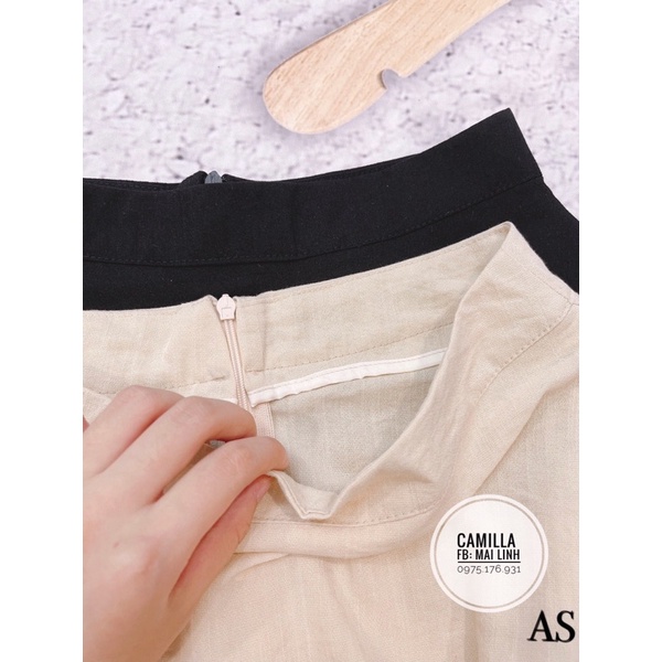 ⚡️BÁN SỈ⚡️Set đồ áo bèo phối chậ vây xoè đen nâu