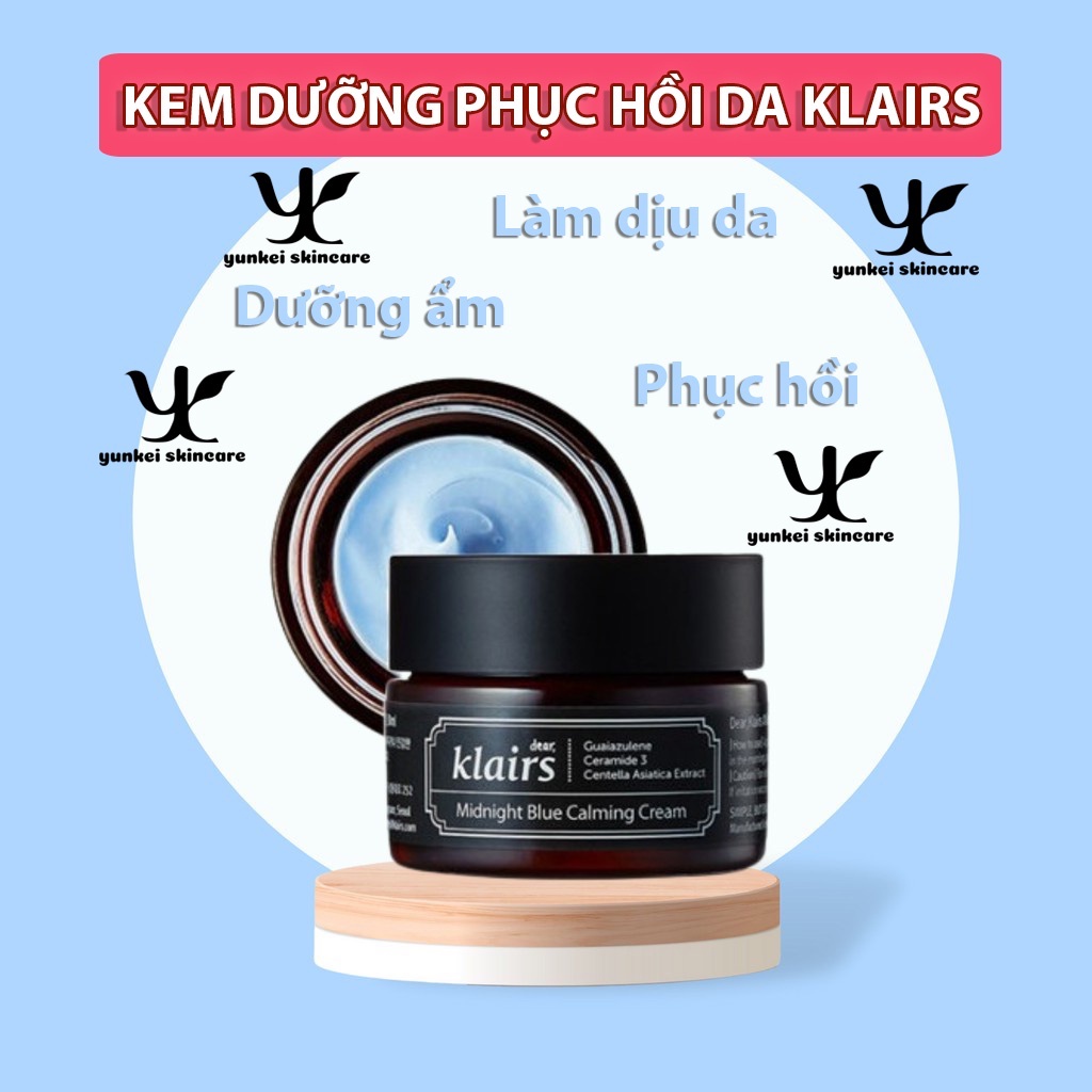 Kem dưỡng Klairs Midnight Blue Calming Cream