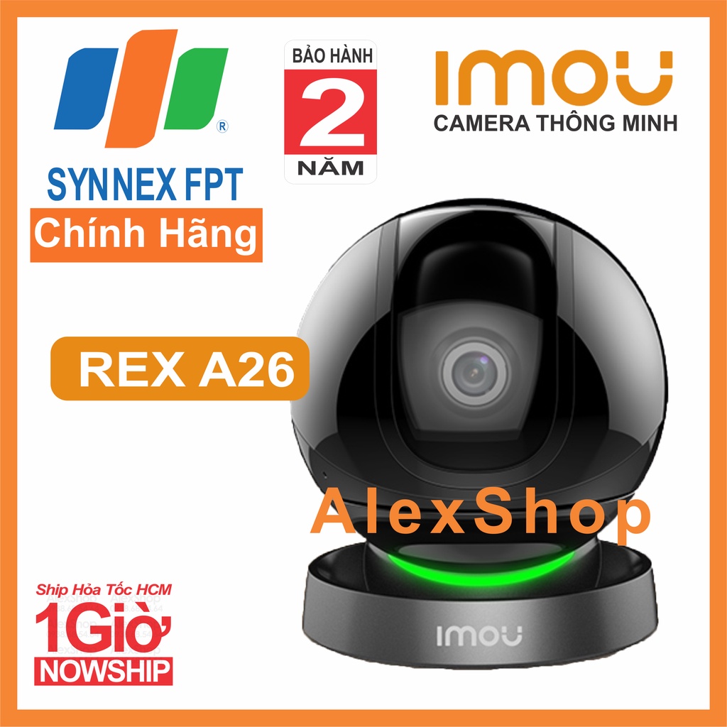 [Chính Hãng] Camera Imou A46 / A26 REX Trong Nhà Thông Minh IQ - Phân Phối Chính Thức FPT