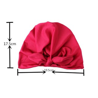 Mũ turban nơ cho bé gái